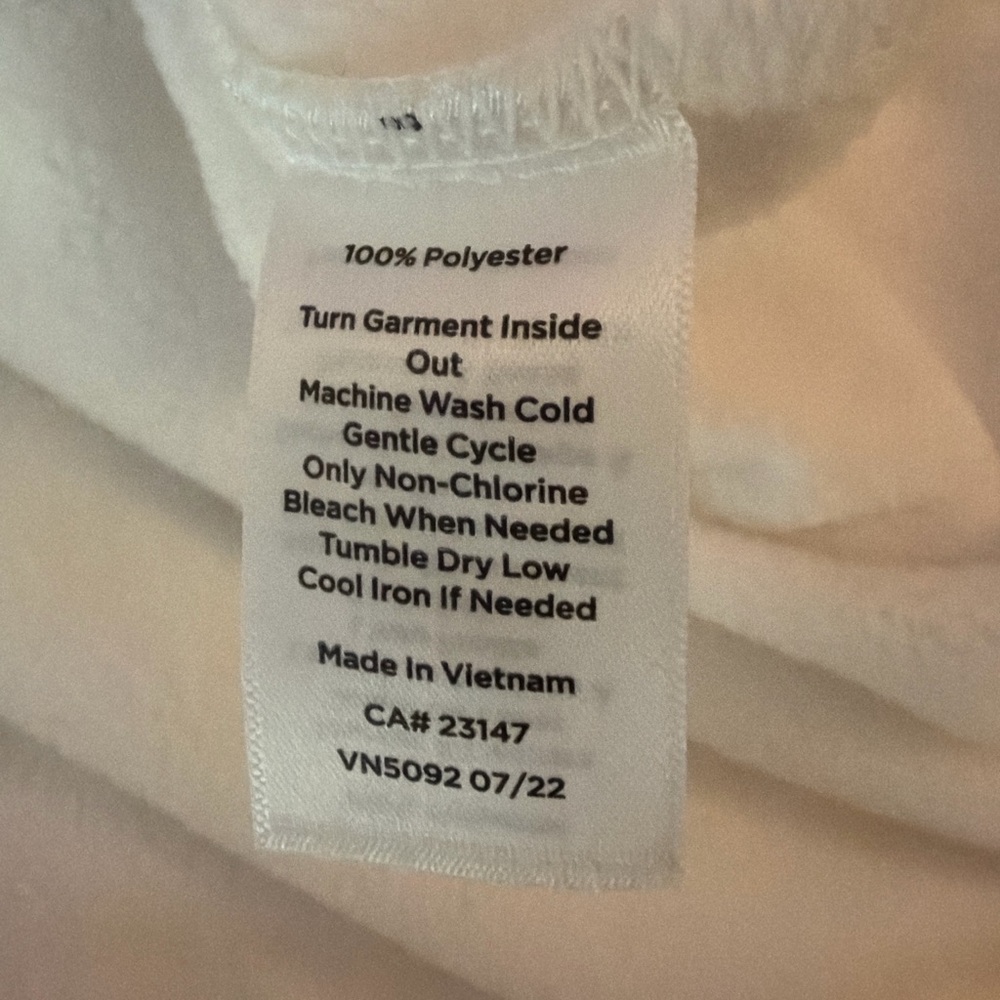 T by Talbots White Cowl Neck Performance Pullover – XL NWOT - Picture 6 of 6